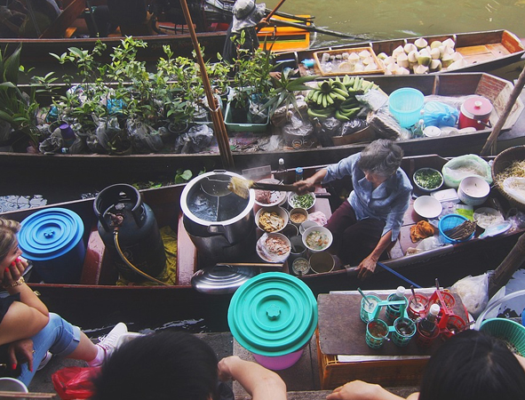ตลาดน้ำ อ. เสาไห้ จ. สระบุรี
